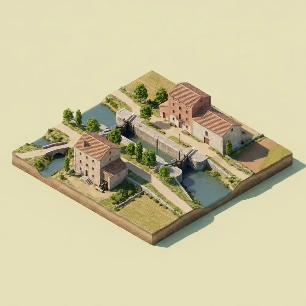 Castile Canal: Historic Waterway Engineering Marvel