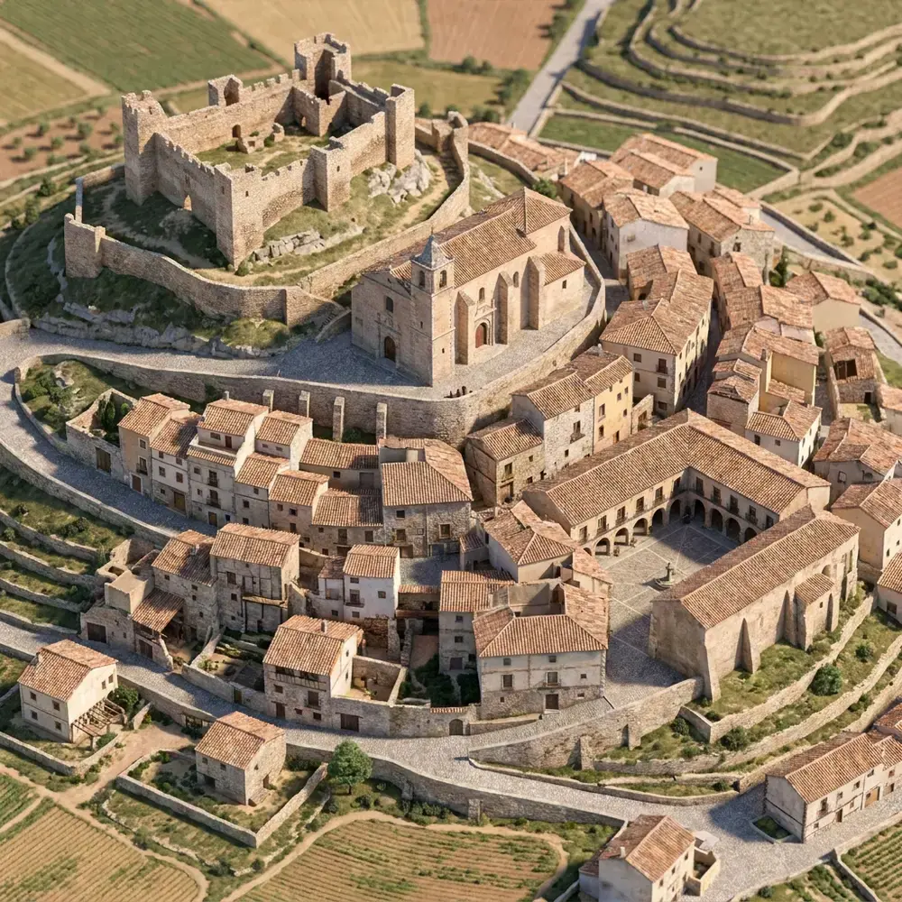 Walled Enclosure of Cañete: A Medieval Fortress in Cuenca
