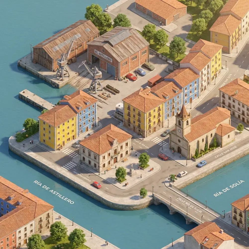 Church of San José: Neo-Romanesque Gateway to the Vía Verde del Pas