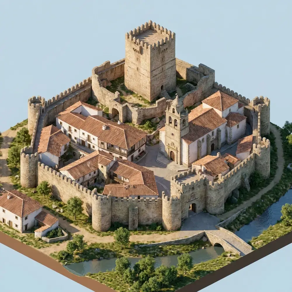 Galisteo: Conjunto Histórico con Muralla Almohade