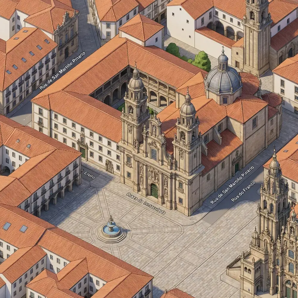 Monasterio de San Martin Pinario: Joya Benedictina de Santiago