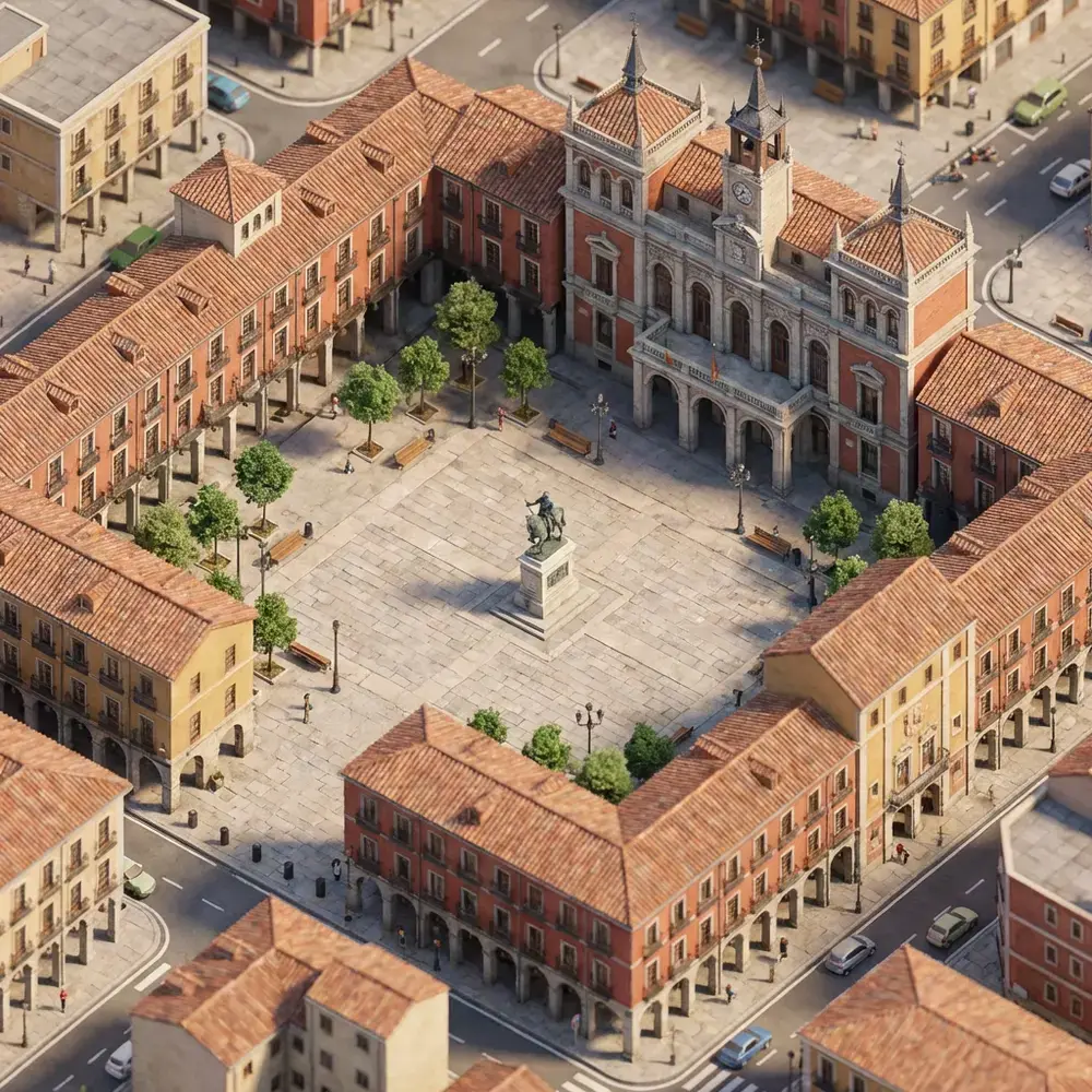 Plaza Mayor de Valladolid: Primera Plaza Mayor Regular de España