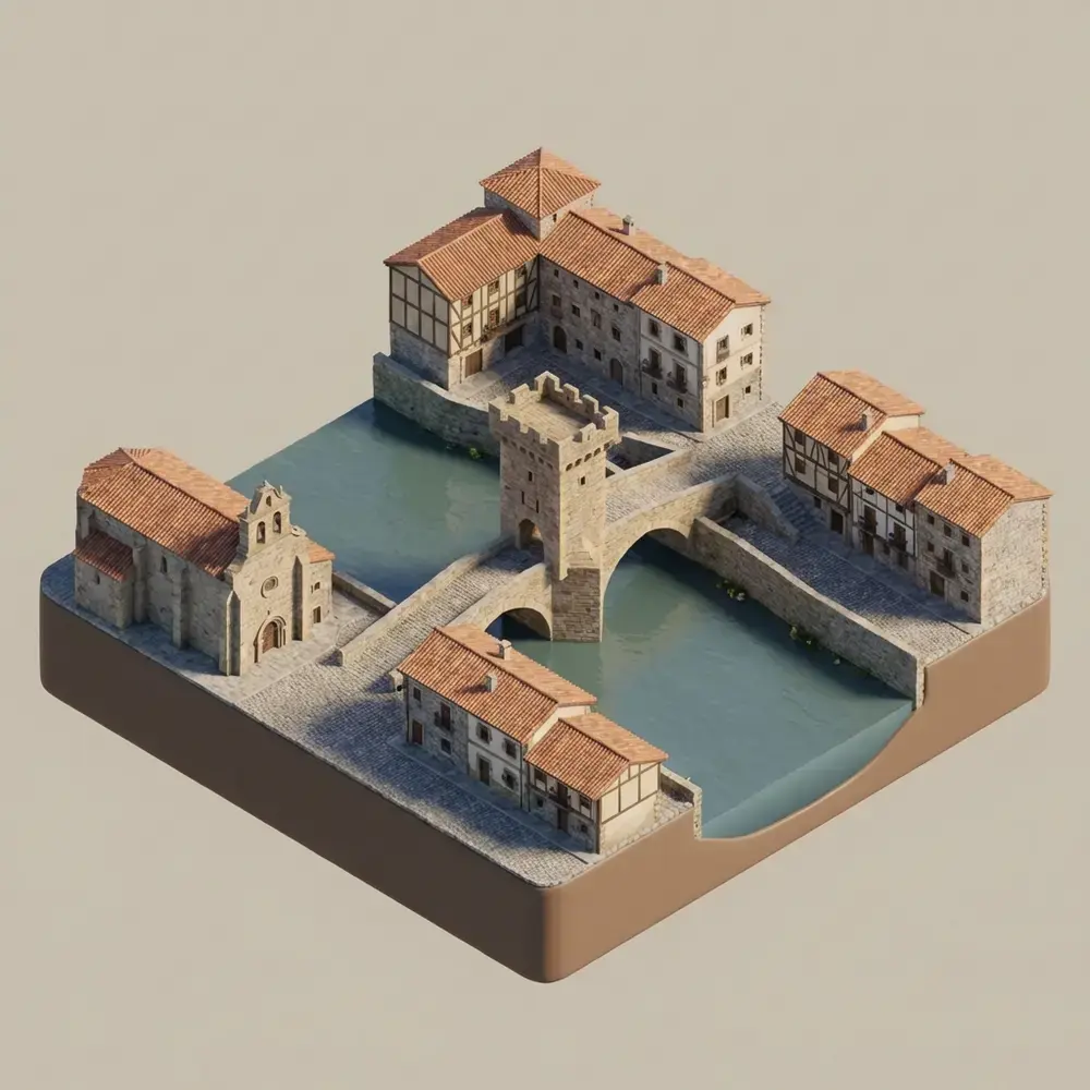 Puente Viejo de Balmaseda: Medieval Fortified Bridge