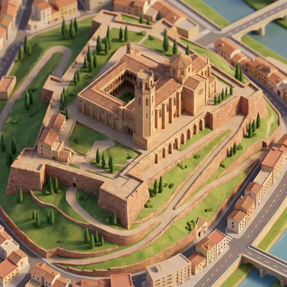 Seu Vella de Lleida: La Catedral del Cerro